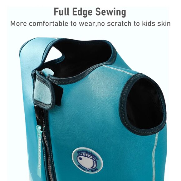 Mambobaby Non-inflatable Swim Vest/Jacket for Kids B7I7 - Size Med - Picture 14 of 14